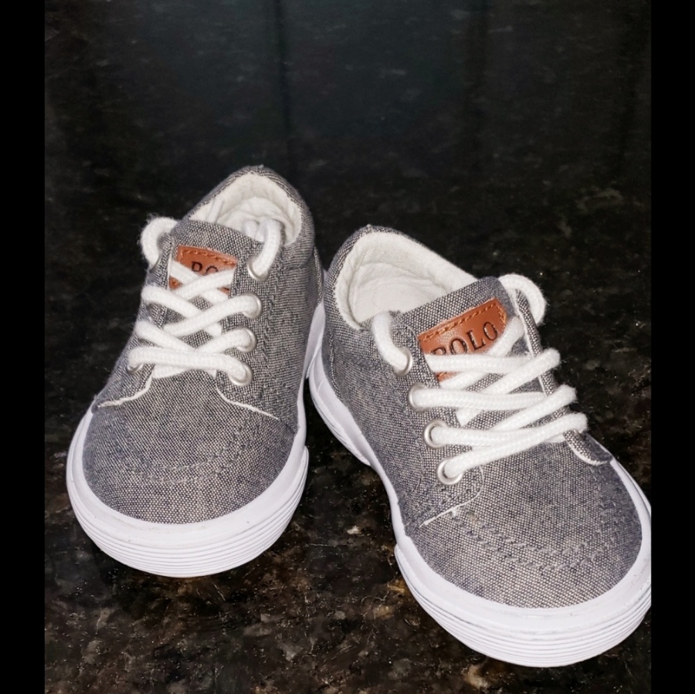 Ralph Lauren Polo Toddler Dark Grey Shoes